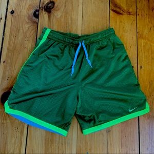 Green Nike Basketball Shorts tagged size xs